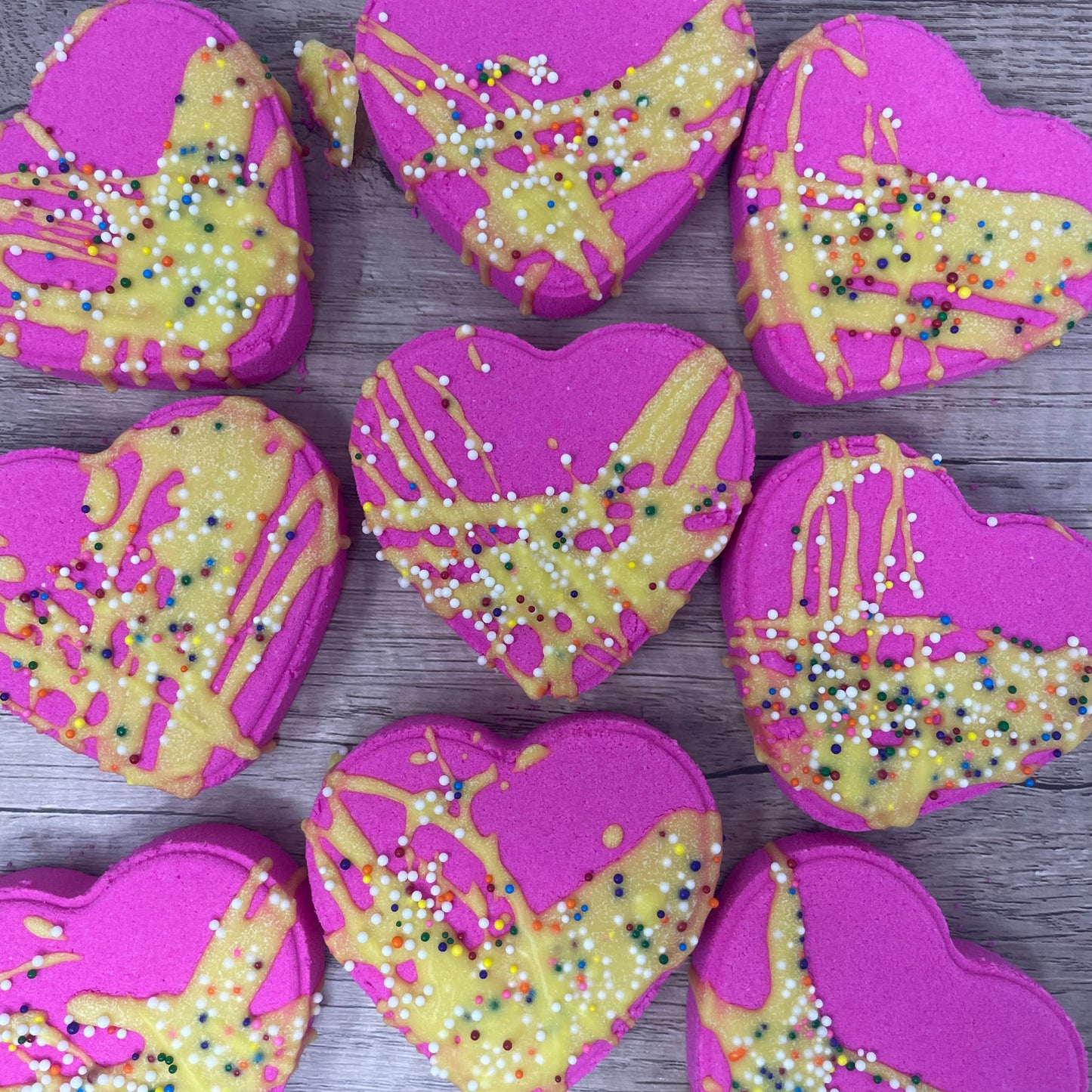 Strawberry Cheesecake Heart | Bath Bomb