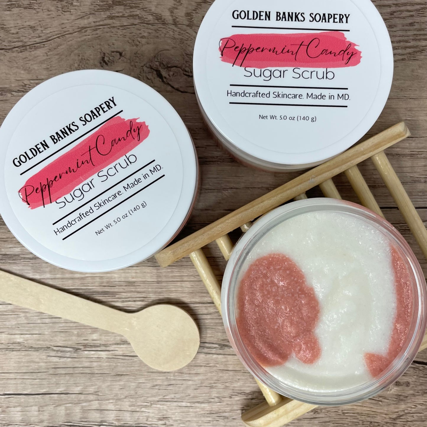 Peppermint Candy Sugar Scrub