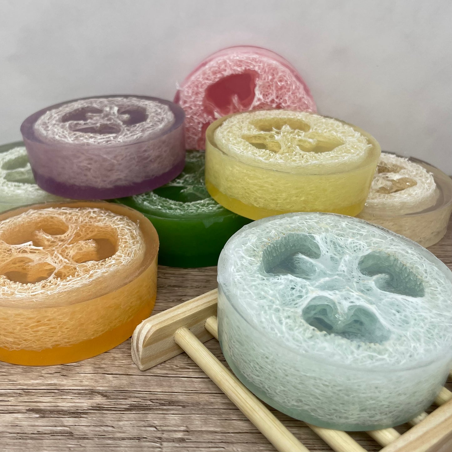 Scrubby Luffa Soap Bar